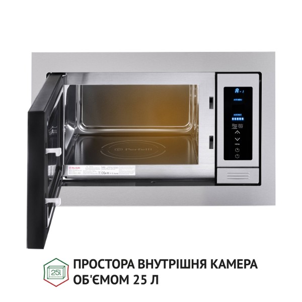 Фото - Мікрохвильова піч (НВЧ) вбудована Perfelli BM 255 BIX