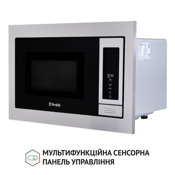 Фото - Мікрохвильова піч (НВЧ) вбудована Perfelli BM 255 BIX