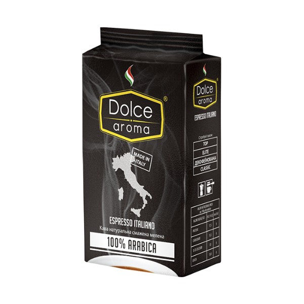 Фото - Кофе молотый Dolce Aroma 100% Arabica 250 г (8019650003561)