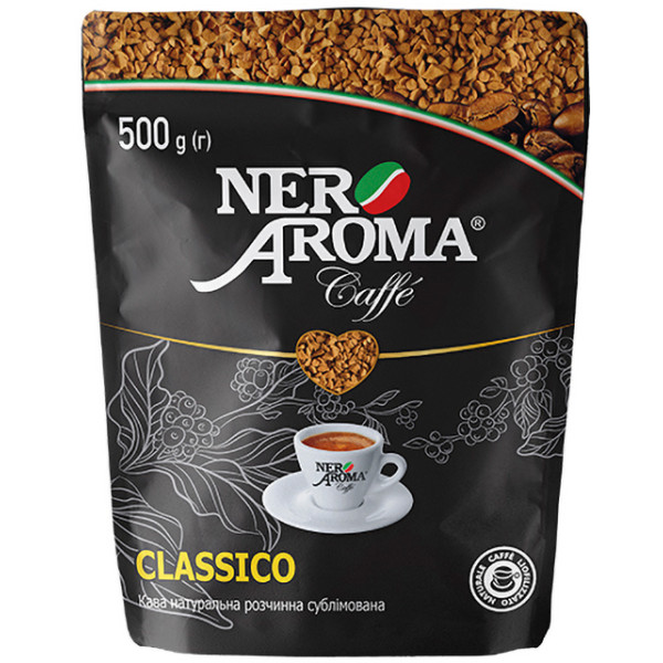 Фото - Кава розчинна Nero Aroma 500 г (4820093485395)