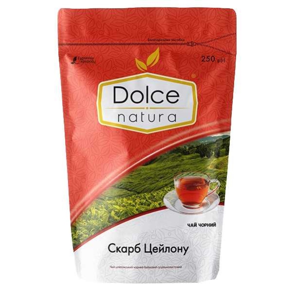 Фото - Чай Dolce Natura Скарб Цейлону 250 г (4820093482622) Фото - Чай Dolce Natura Скарб Цейлону 250 г (4820093482622)
