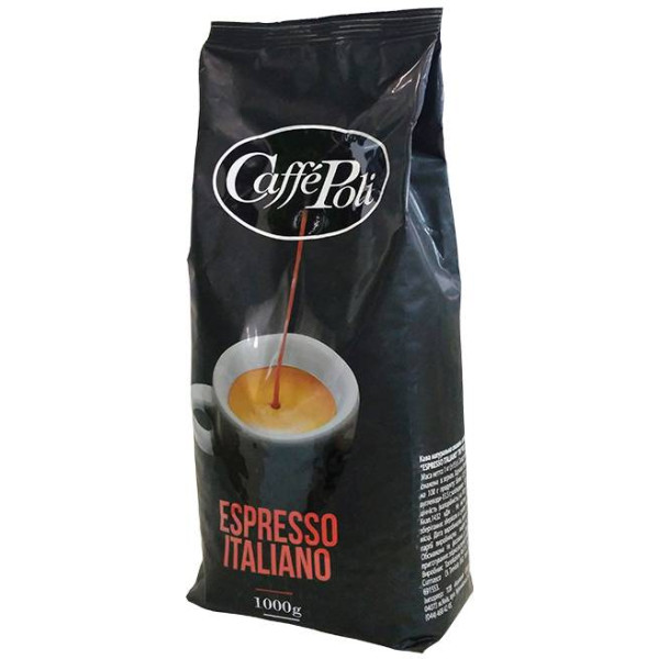 Фото - Кава в зернах Caffe Poli Espresso Italiano Nero Фото - Кава в зернах Caffe Poli Espresso Italiano Nero
