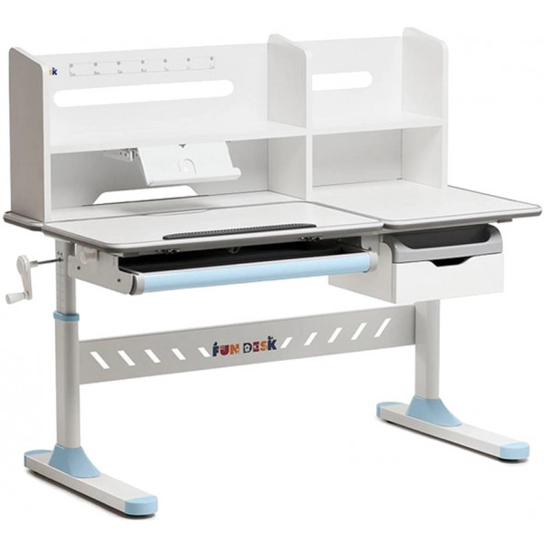 Фото - Парта школьная FunDesk FIORE II BLUE (1+1+1)