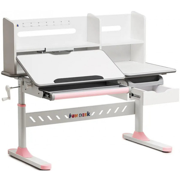 Фото - Парта школьная FunDesk FIORE II PINK (1+1+1)