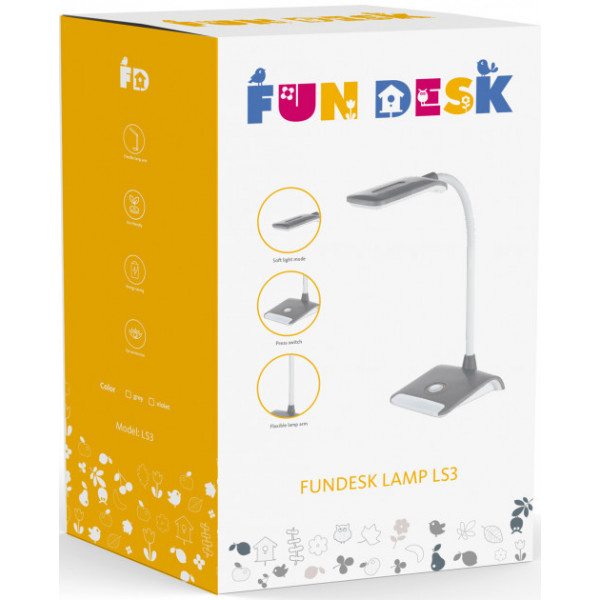 Фото - Настільна лампа FunDesk LS3 Grey