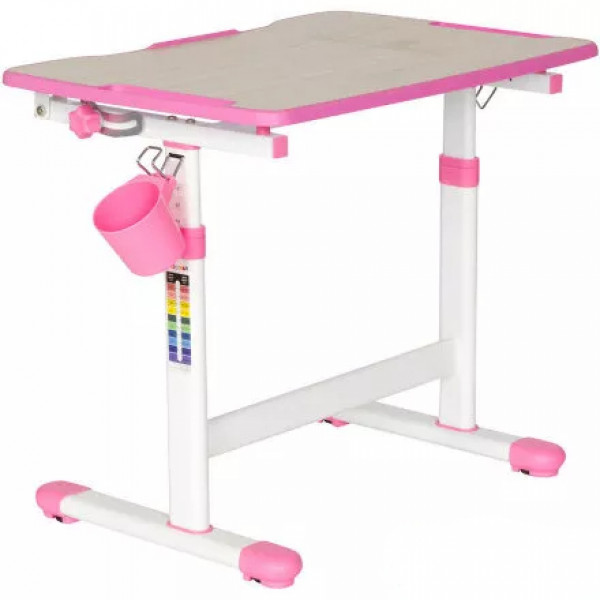 Фото - Комплект меблів шкільний 3 елементи FunDesk Piccolino III Pink