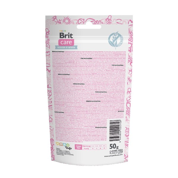 Фото - Лакомство для кошек подушечки Brit Care Functional Snack Urinary с индейкой 50 г (8595602555758)