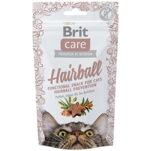 Фото - Ласощі для котів Brit Care Functional Snack Hairball з качкою 50 г (8595602521395) Фото - Ласощі для котів Brit Care Functional Snack Hairball з качкою 50 г (8595602521395)