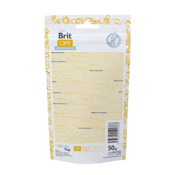 Фото - Ласощі для котів Brit Care Functional Snack Shiny Hair з лососем 50 г (8595602521388)