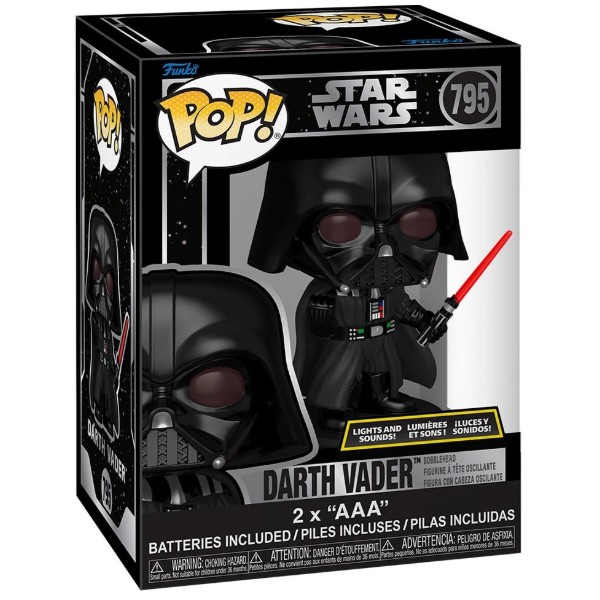 Фото - Колекційна фігурка FUNKO серії Зіркові війни - ДАРТ ВЕЙДЕР (звук, світло) (86454)