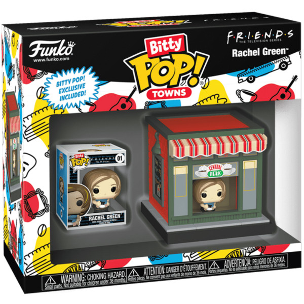 Фото - Набір ігрових фігурок FUNKO BITTY POP! Town серії Друзі - РЕЙЧЕЛ У КАВ'ЯРНІ CENTRAL PERK(83689)
