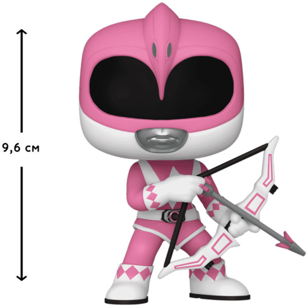 Фото - Колекційна фігурка FUNKO POP! серії Могутні рейнджери - РОЗОВИЙ РЕЙНДЖЕР(72156)
