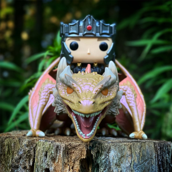 Фото - Колекційна фігурка FUNKO POP! Rides серії Будинок Дракона S4 - ЕЙГОН ТАРГАРІЄН І СОНЯЧНИЙ ВОГОНЬ (83460)