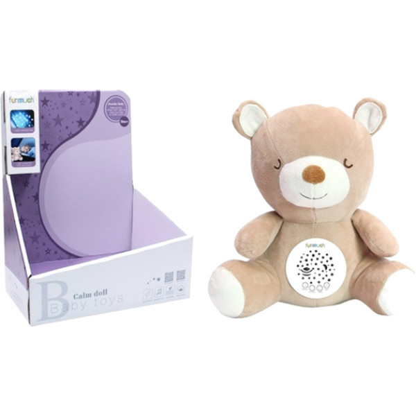 Фото - Інтерактивна тварина Funmuch Ведмедик музичний з проектором (FM666-18)