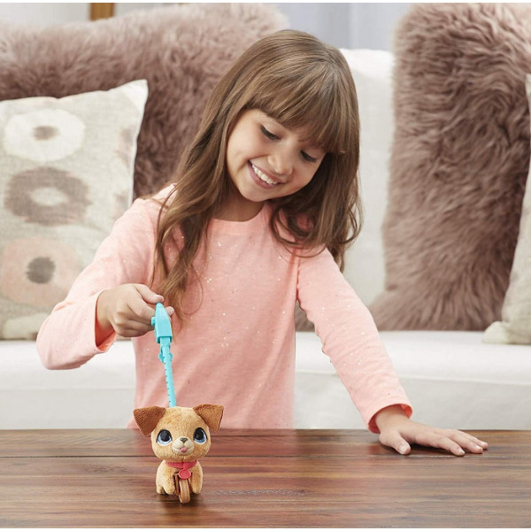Фото - Інтерактивна іграшка Hasbro FurReal Friends Маленький Вихованець на повідку (E4765 FRR WALKALOTS LIL WAGS DOG A)