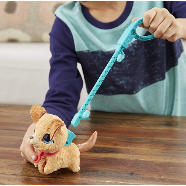 Фото - Інтерактивна іграшка Hasbro FurReal Friends Маленький Вихованець на повідку (E4765 FRR WALKALOTS LIL WAGS DOG A)