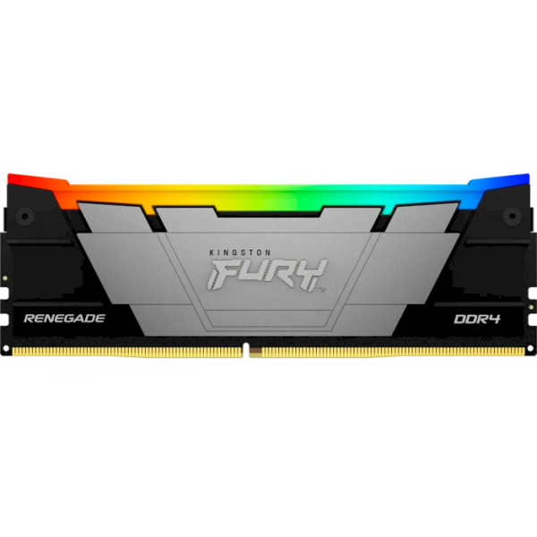 Фото - Память DDR Kingston Fury Renegade RGB Black DDR4-3600 128GB (4x32GB) CL18-22-22 1.35V XMP (KF436C18RB2AK4/128)