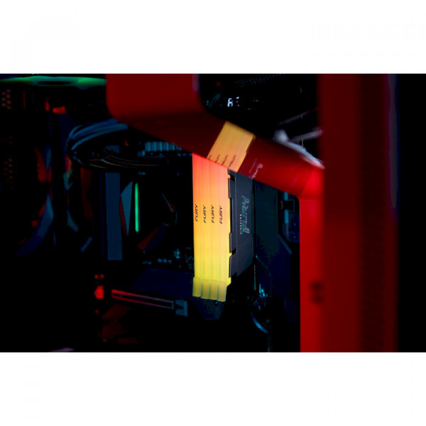 Фото - Память DDR Kingston Fury Renegade RGB Black DDR4-3600 128GB (4x32GB) CL18-22-22 1.35V XMP (KF436C18RB2AK4/128)
