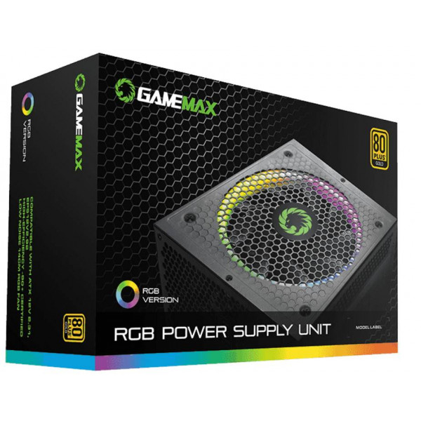 Фото - Блок живлення для ПК Gamemax ATX 850W 80 Gold (RGB850 PRO)