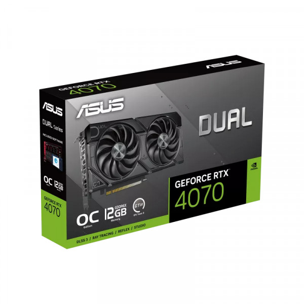 Фото - Видеокарта Asus GeForce RTX 4070 Dual EVO OC 12288MB (DUAL-RTX4070-O12G-EVO)