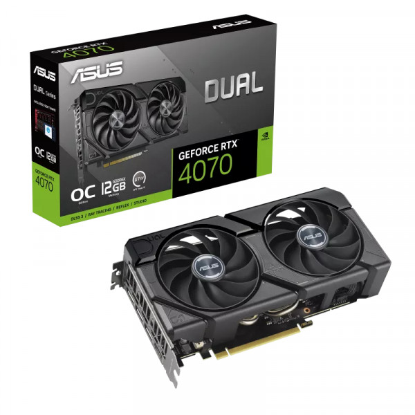 Фото - Видеокарта Asus GeForce RTX 4070 Dual EVO OC 12288MB (DUAL-RTX4070-O12G-EVO)