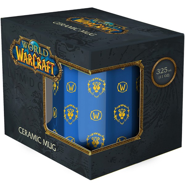 Фото - Чашка Blizzard WORLD OF WARCRAFT Alliance pattern 330 мл (FWWMUG24BKAll0001)