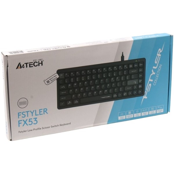 Фото - Клавиатура проводная A4tech FX53 (Black)