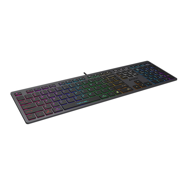 Фото - Клавиатура проводная A4tech FX60 USB Grey Neon backlit