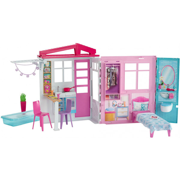 Фото - Меблі і будиночки для ляльки Barbie Портативний будиночок (FXG54)