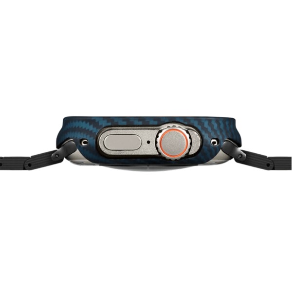 Фото - Чехол-бампер для смарт-годинника Pitaka Air Case Black/Blue for Apple Watch Ultra 2/Ultra 49mm (KW2302A)