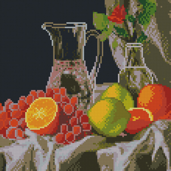 Фото - Алмазная живопись Strateg Свежие плоды 30х30 (FZ3030-32)