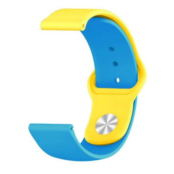Фото - Ремінець для смарт-годинника BeCover набір Ukrainian Freedom for Amazfit Stratos (22mm) 1/2/2S/3/GTR 2/GTR 47mm/GTR Lite 47mm/Nexo/Pace/GTR 3 Pro/GTR 4 Yellow-Blue (707827)