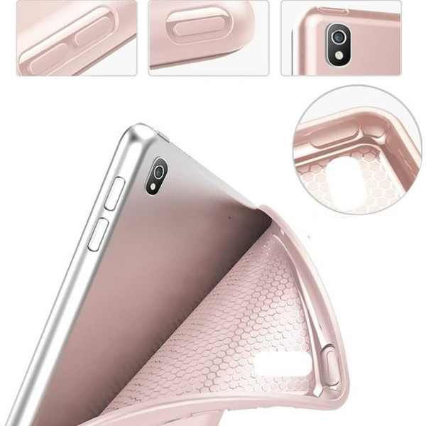 Фото - Чохол для планшету BeCover Tri Fold Soft TPU Silicone for Apple iPad 9.7 2017/2018 A1822/A1823/A1893/A1954 Pink (708513)
