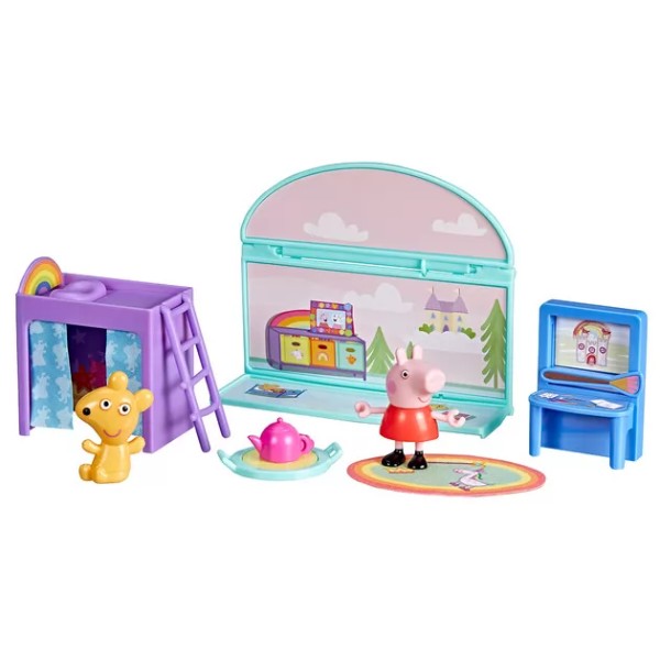 Фото - Набор игровых фигурок Peppa Pig FIGURINES серии Комнаты – КОМНАТА ПЕППЫ (G2834)