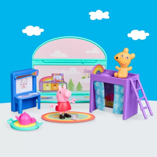Фото - Набор игровых фигурок Peppa Pig FIGURINES серии Комнаты – КОМНАТА ПЕППЫ (G2834)