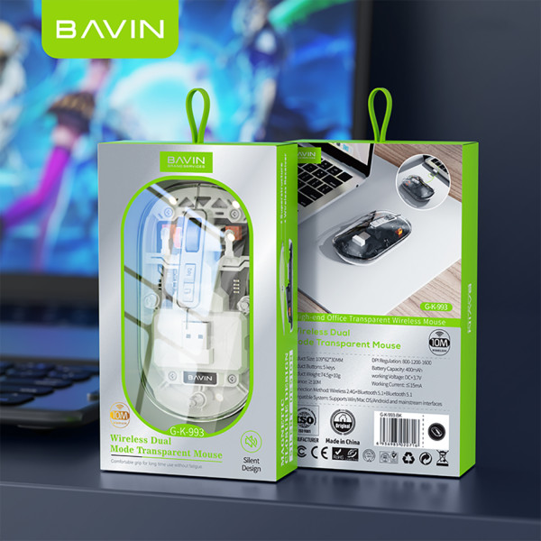 Фото - Миша бездротова Bavin G-K-993 Wireless Black