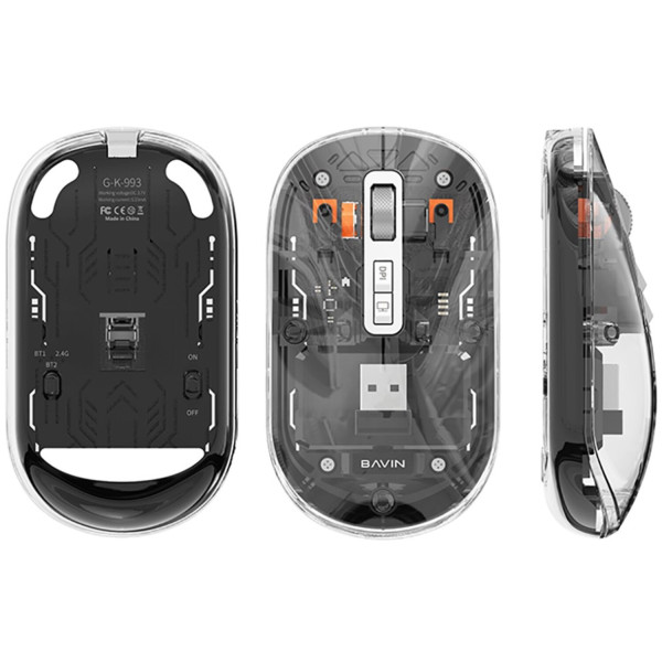 Фото - Миша бездротова Bavin G-K-993 Wireless Black