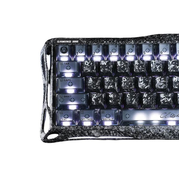 Фото - Клавиатура беспроводная игровая GravaStar Mercury V60 Pro 60keys Cyber Frost Black (GSV60PRO_CF_BLK)