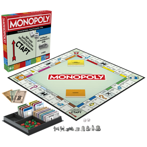Фото - Настільна гра (8+) Hasbro MONOPOLY Класична (G0009)