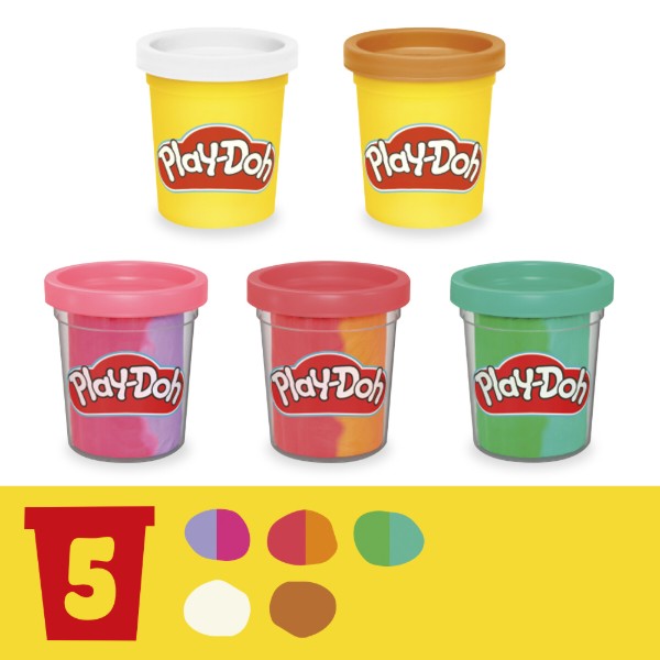 Фото - Набори для ліплення Hasbro Play Doh Райдужний вихор морозива (G0028)