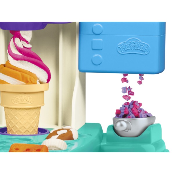 Фото - Набори для ліплення Hasbro Play Doh Райдужний вихор морозива (G0028)