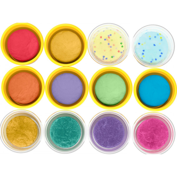 Фото - Матеріали Hasbro Play Doh 12 баночок з масою для ліплення (G0149)