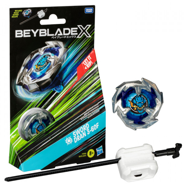 Фото - Дзига Hasbro SWORD DRAN з пусковим пристроєм серії "Beyblade X" (G0175_F9580)