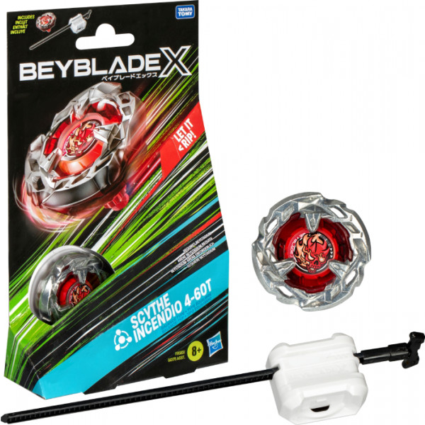 Фото - Дзига Hasbro SCYTHE INCENDIO  з пусковим пристроєм серії "Beyblade X" (G0175_F9583) Фото - Дзига Hasbro SCYTHE INCENDIO  з пусковим пристроєм серії "Beyblade X" (G0175_F9583)