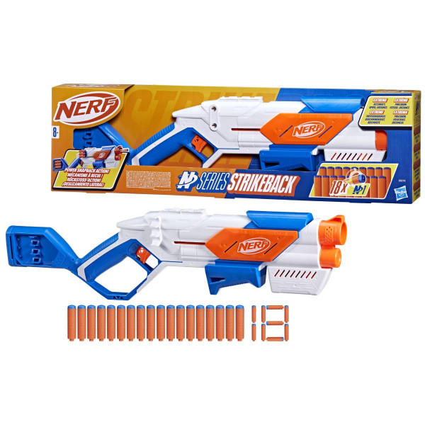 Фото - Уцінка - Бластер багатозарядний Hasbro Страйкбек серія ''Nerf N Series'' (G0218)