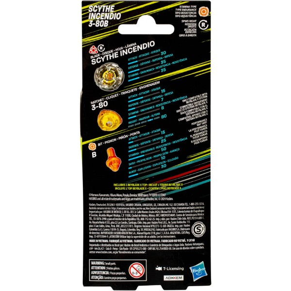 Фото - Волчок Hasbro G0285 SCYTHE INCENDIO серии Beyblade X (F9590_G0285)
