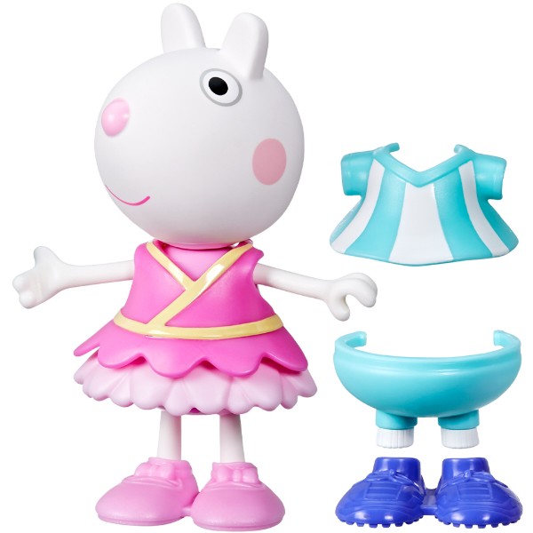 Фото - Колекційні фігурки набір Hasbro Peppa FIGURINES серії Модна пригода - ОДЕНЬ СЮЗІ (G0330)