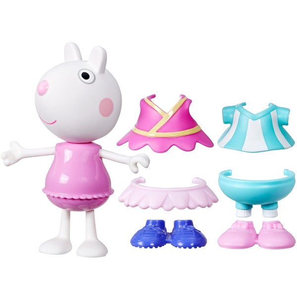Фото - Колекційні фігурки набір Hasbro Peppa FIGURINES серії Модна пригода - ОДЕНЬ СЮЗІ (G0330)
