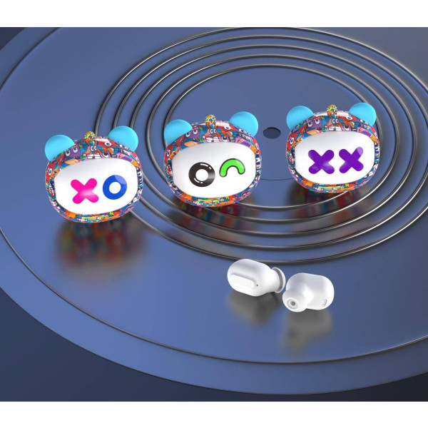 Фото - Наушники вкладыши беспроводные TWS XOKO G05-face changing Violet