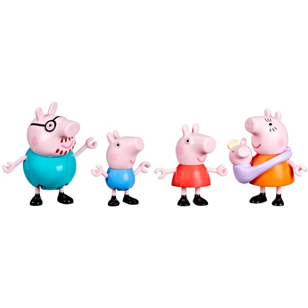 Фото - Коллекционные фигурки набор Hasbro Peppa FIGURINES – БОЛЬШАЯ СЕМЬЯ ПЕППЫ (G0506)
